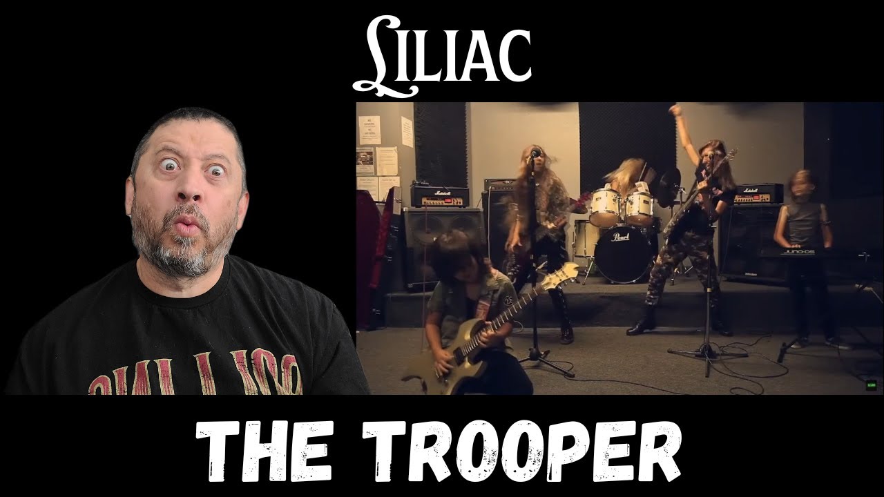 LILIAC Reaction Video - The Trooper | Iron Maiden COVER