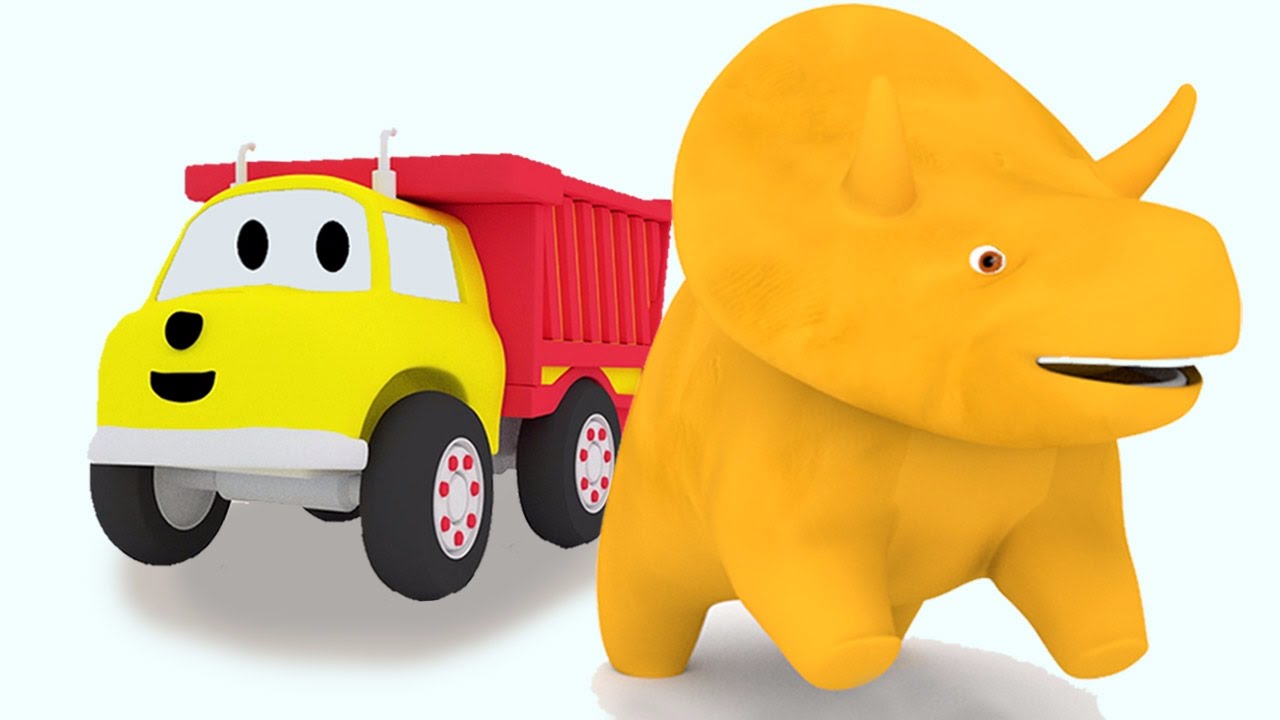 BEST OF Learn Colors for Toddlers with Dino the Dinosaur, Trains and Ethan the Dump Truck Cartoons
