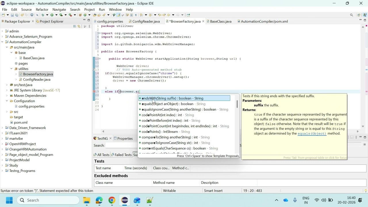 Don’t Open Browser Like This! Use BrowserFactory in Selenium |Industrial Real-Time Projects| Part 4