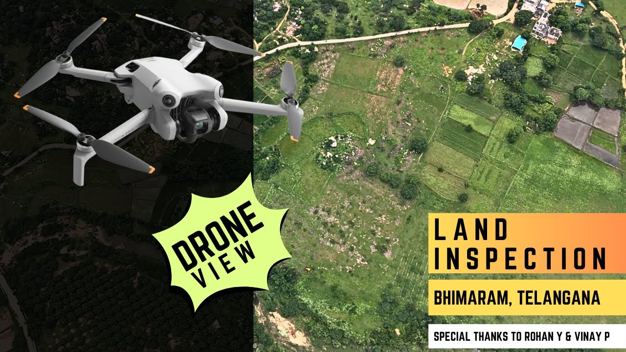Drone Inspection: Bhimaram, Telangana land inspection