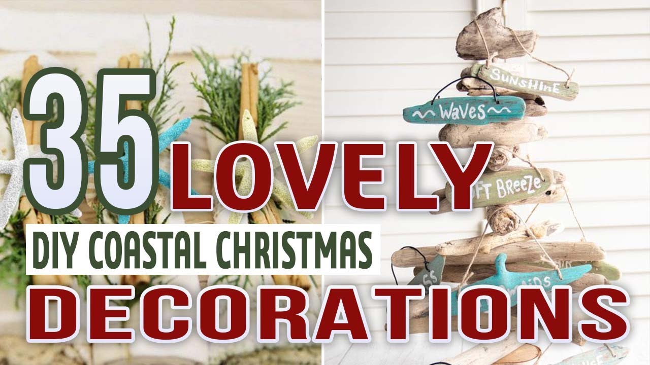 35 Lovely DIY Coastal Christmas Decorations