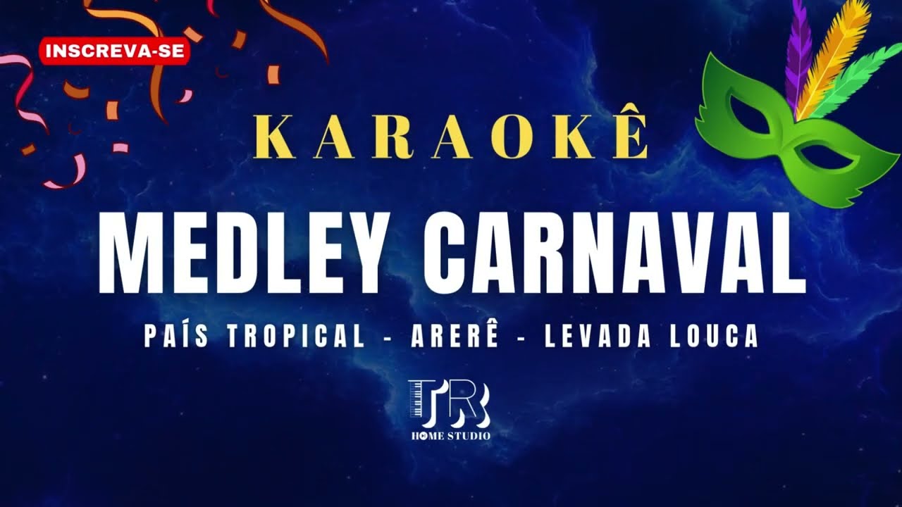KARAOKÊ CARNAVAL - PAÍS TROPICAL, ARERÊ, LEVADA LOUCA ( IVETE SANGALO ) PLAYBACK