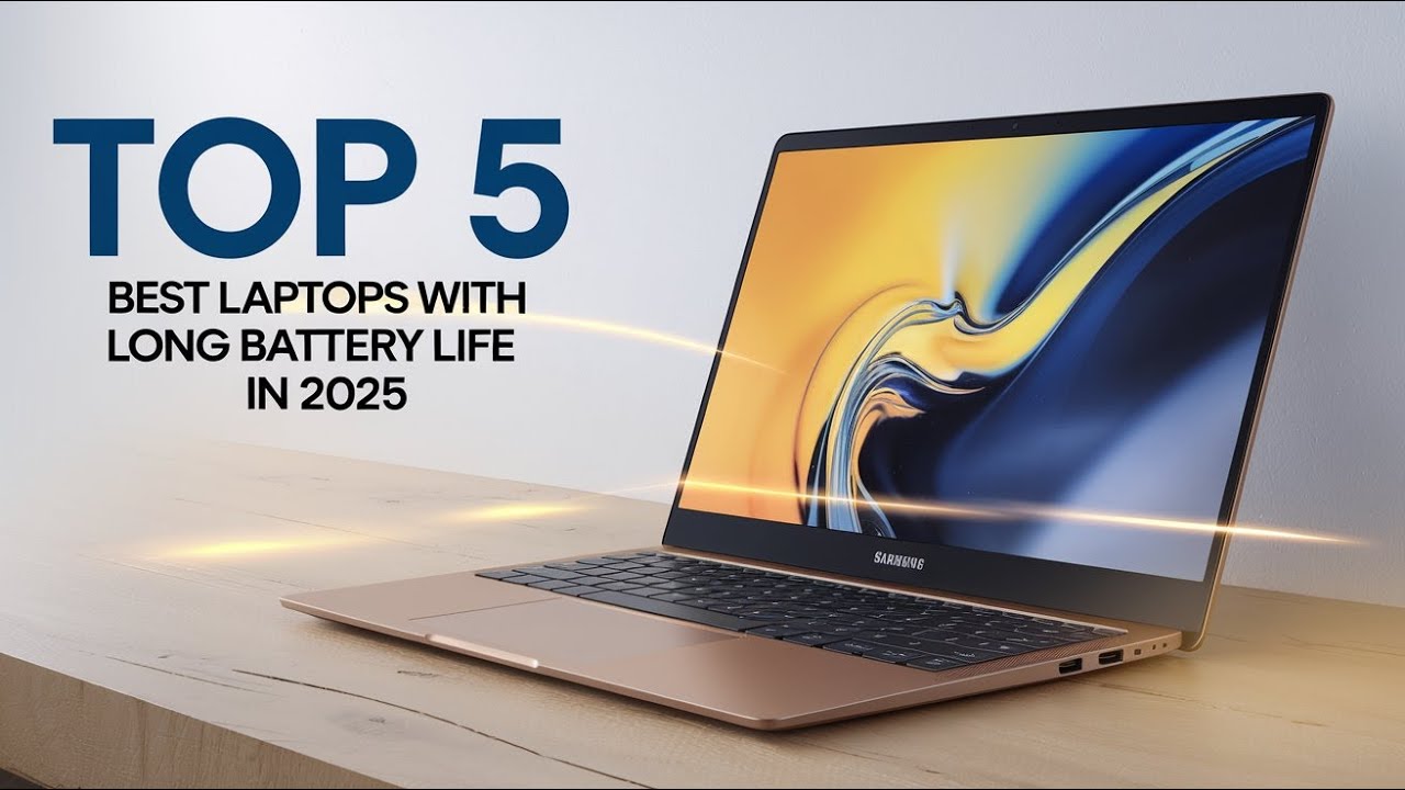 🔋 Top 5 Best Laptops with Long Battery Life in 2025 &ndash; All-Day Power! | Tecware