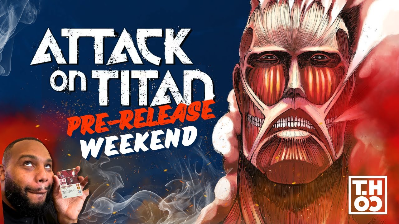 ATTACK ON TITAN UVS CCG PRE RELEASE WEEKEND