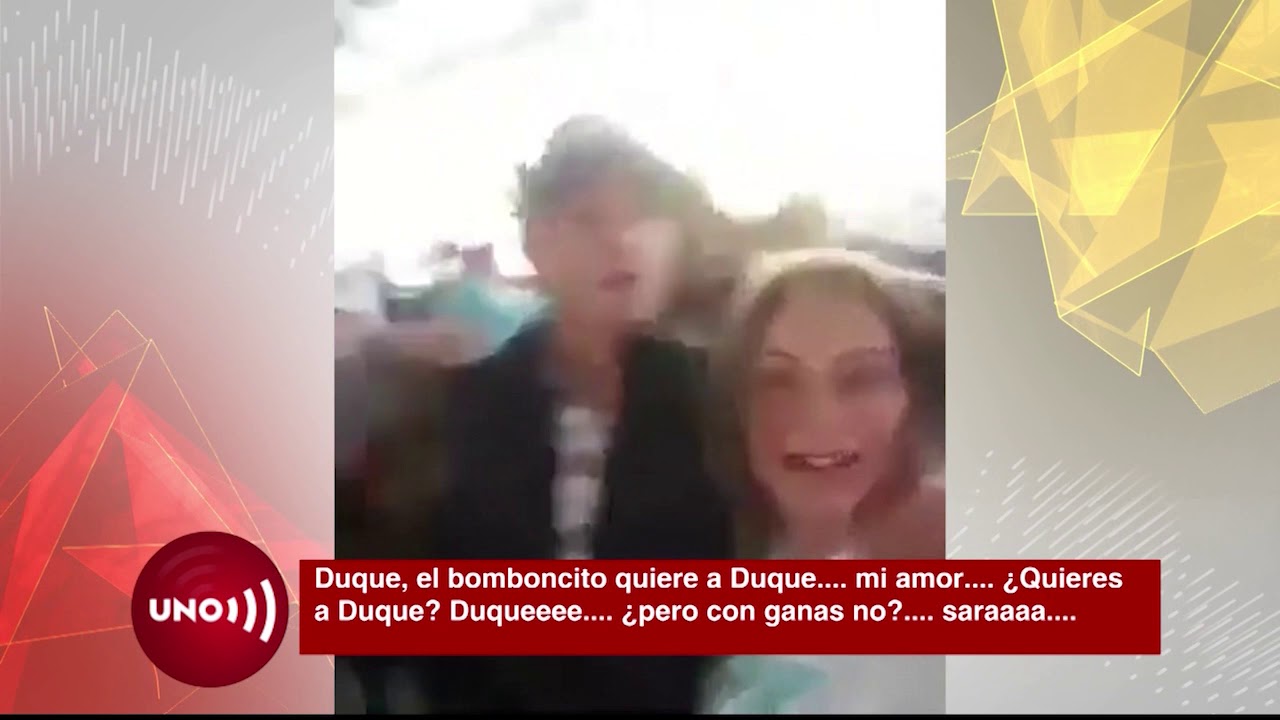 En video: El ‘Ñeñe’ Hernández y María Mónica Urbina en celebración de triunfo de Duque