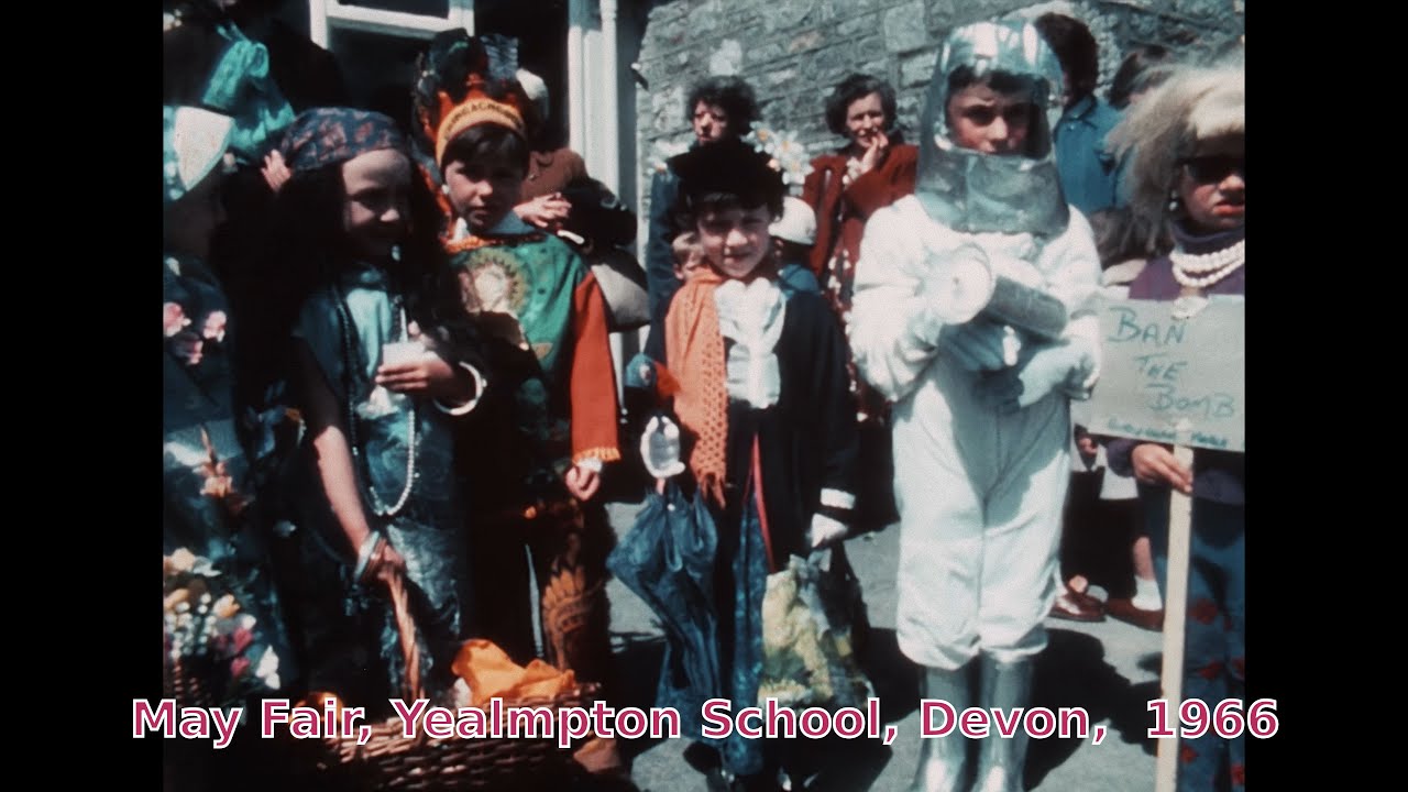Film of the May Fair celebrations in the Devon village on Yealmpton in 1966.