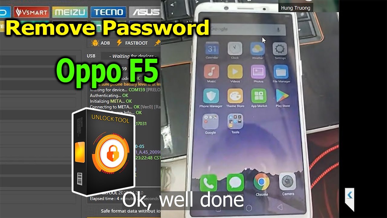 Remove Password Oppo F5 with UnlockTool