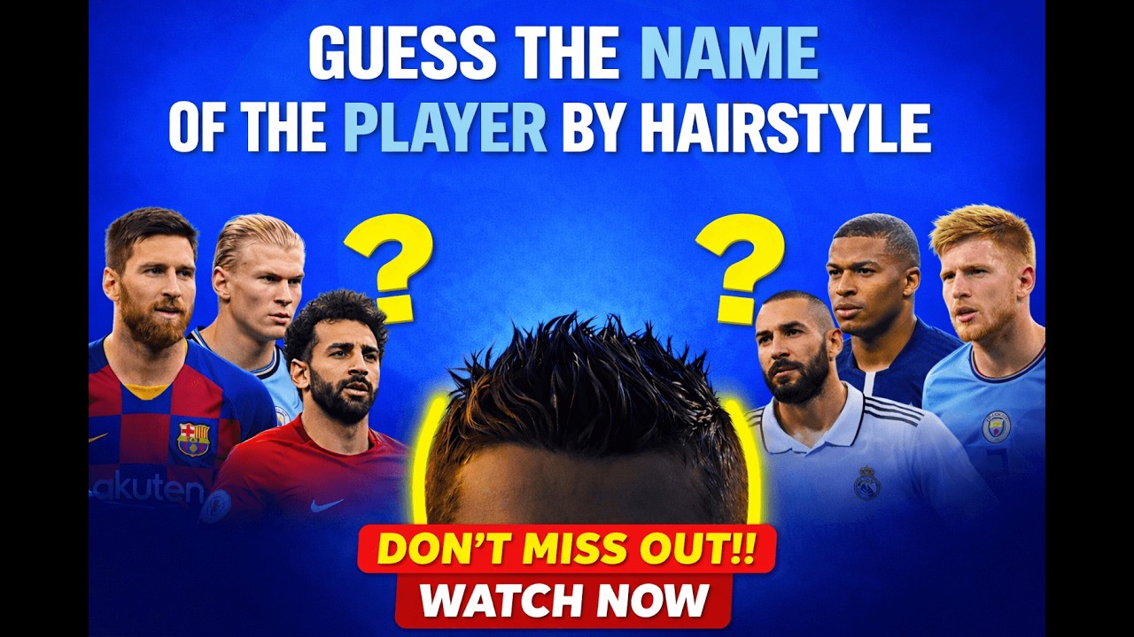 GUESS THE PLAYER  BY HAIRSTYLE ⚽ FOOTBALL QUIZ 2026🏆 PART1