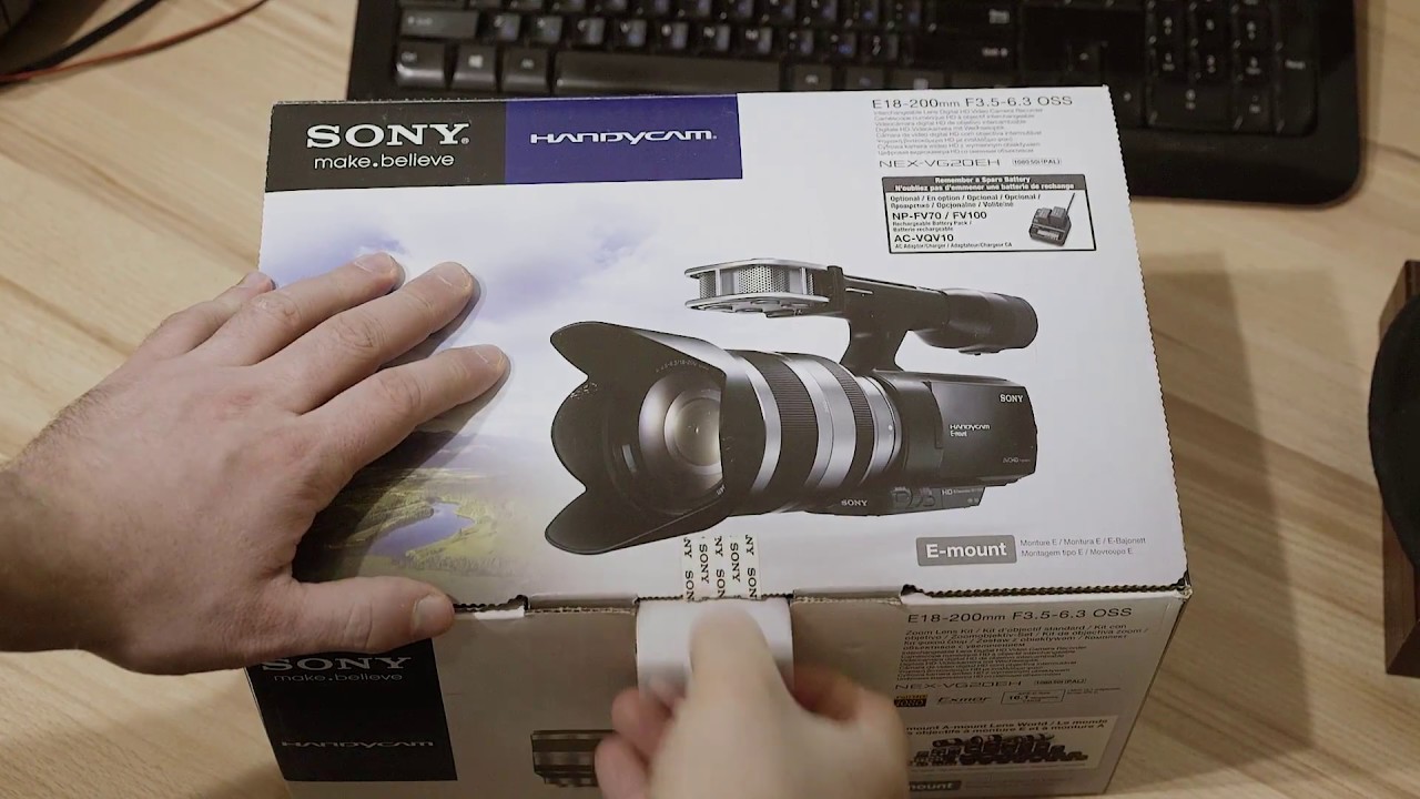 Что в коробке ? В ней Sony nex vg20
