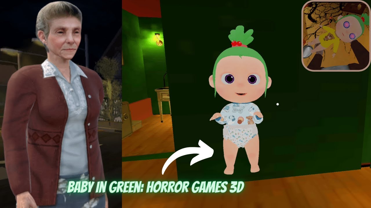 Baby In Green: Horror Game Full Gameplay