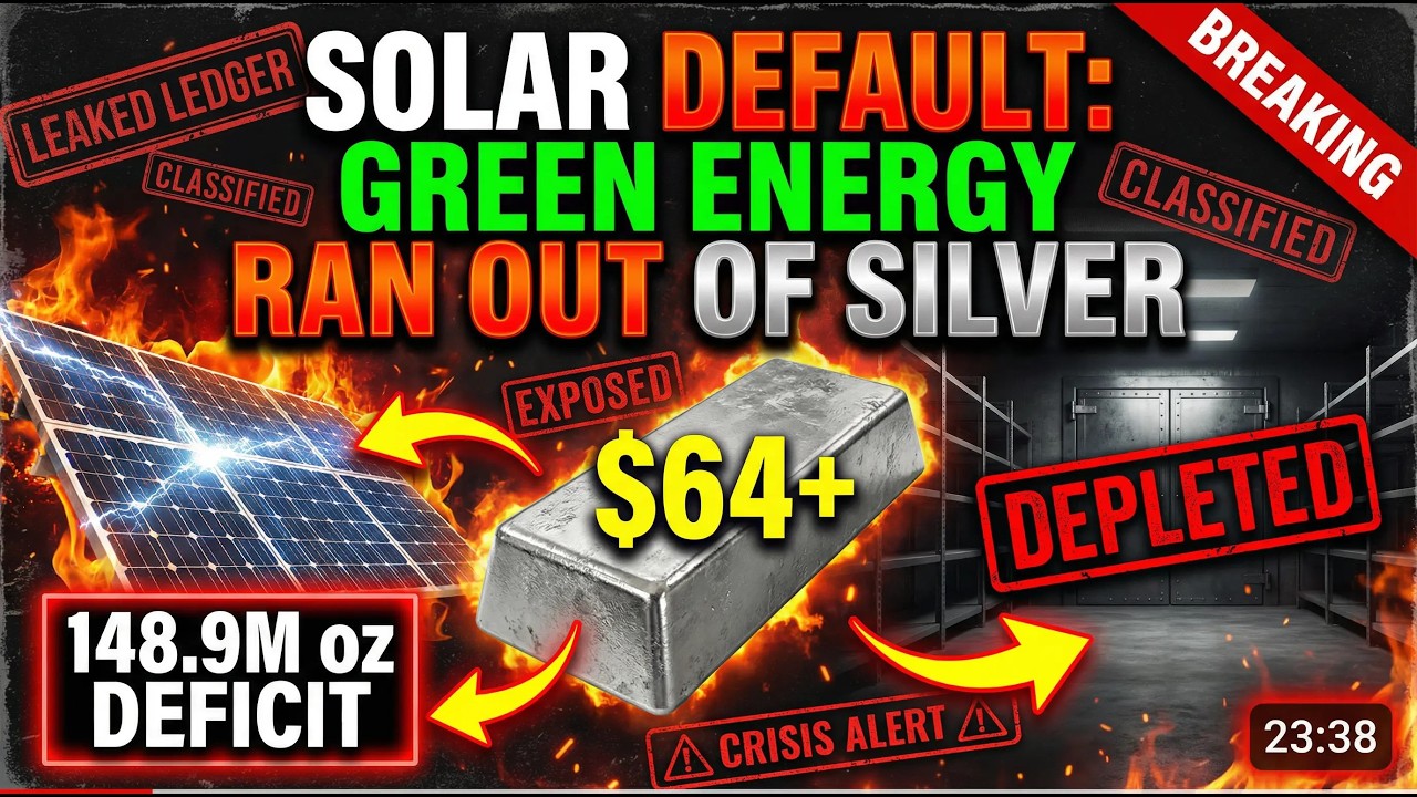 THE SOLAR DEFAULT: Why the Green Energy Revolution Just Ran Out of Silver