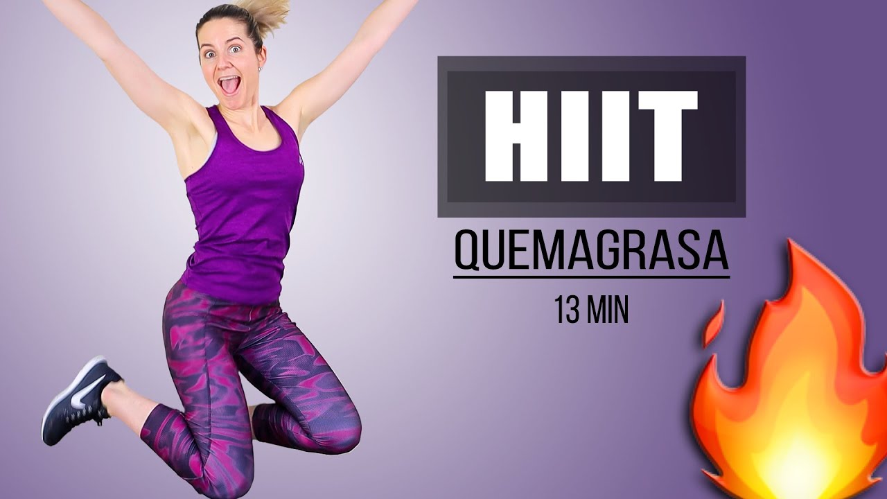 Cardio HIIT INTENSO para QUEMAR GRASA 🔥 - 13 MINUTOS