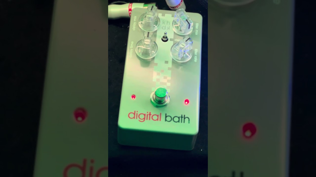 The KHDK Digital Bath guitar pedal demo