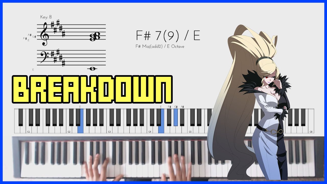 Break-Down #4: Overwhelm Despair (Hilda Theme) Piano Breakdown Tutorial (Under Night In-Birth)