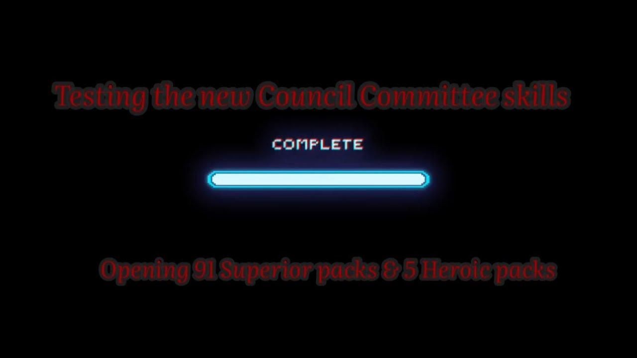 DomiNations : Testing New Council Committee Skills