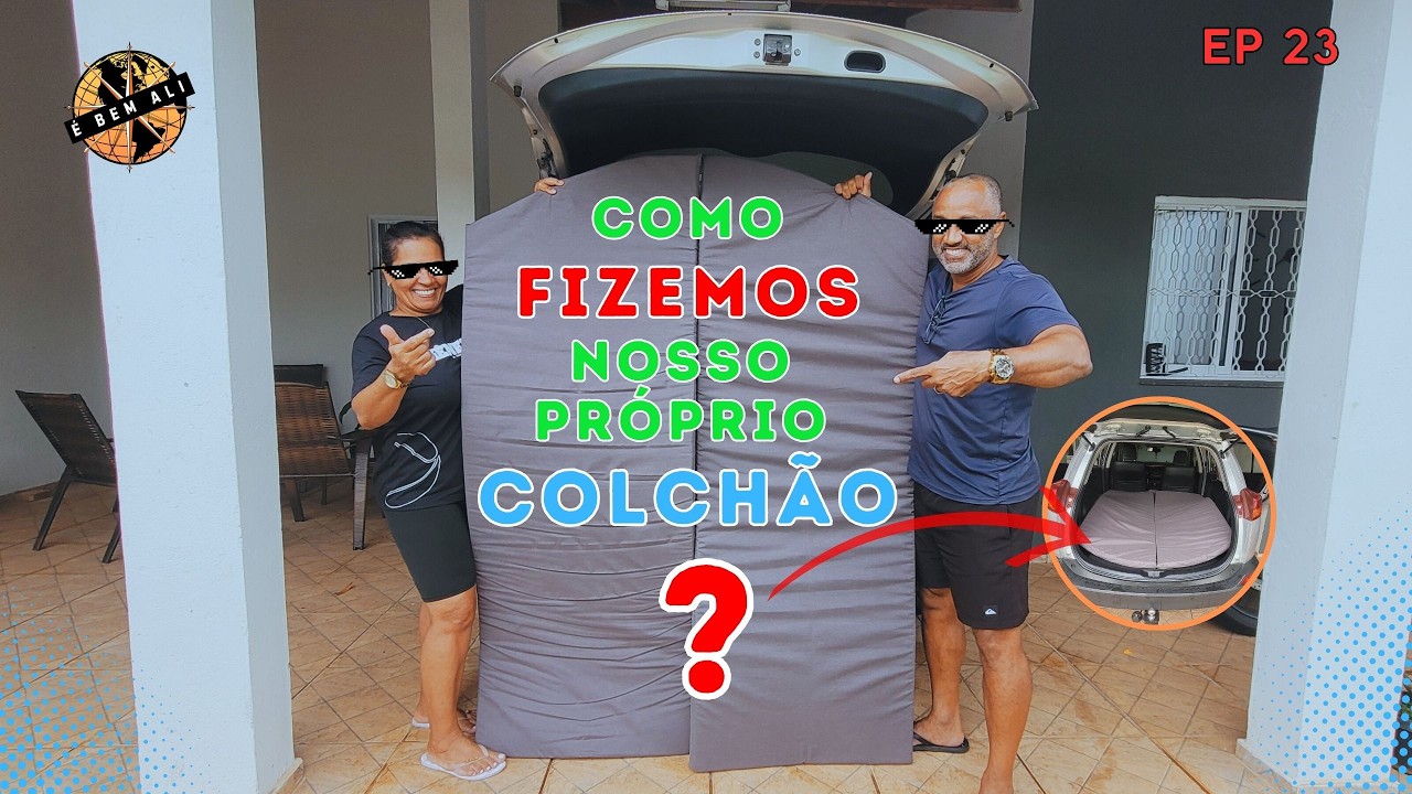 Fizemos Nosso Próprio Colchão para o Carro: Passo a Passo Simples e Econômico