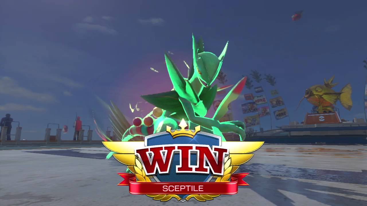 Pokkén Tournament - Sceptile Online Battles 1