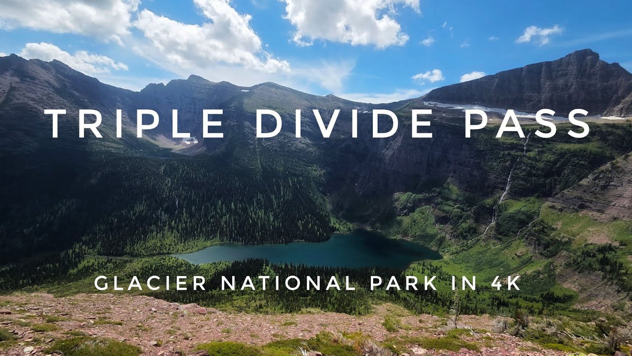 Triple Divide Pass - Glacier National Park in 4K #hiking #nature #explore 