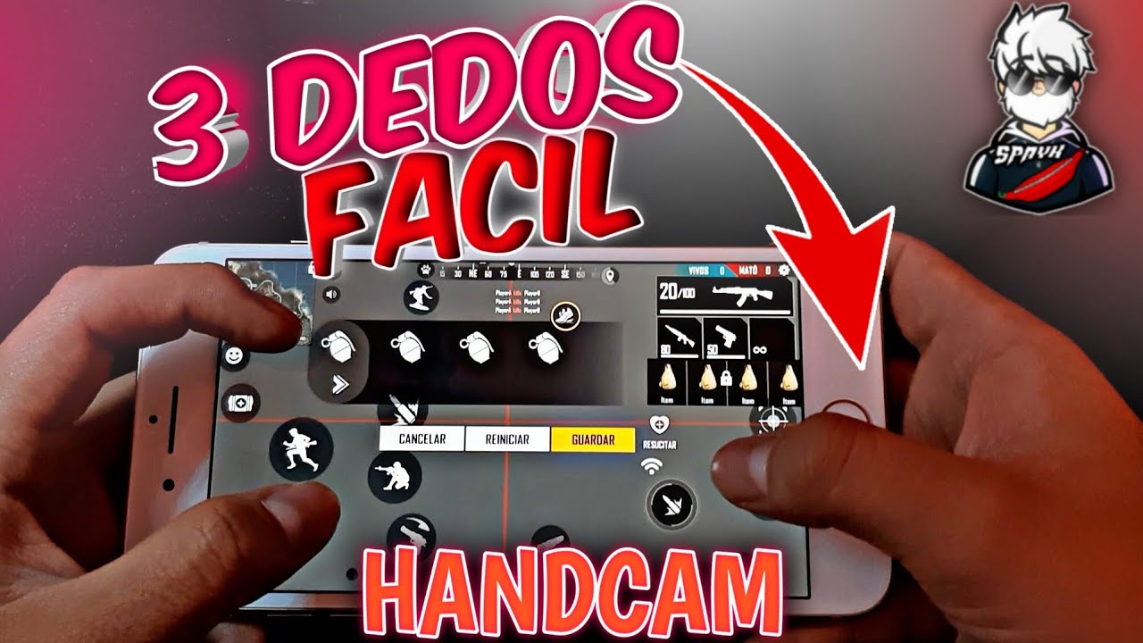 Como jugar a 3 dedos Fácil Custom Hud + HANDCAM y consejos
