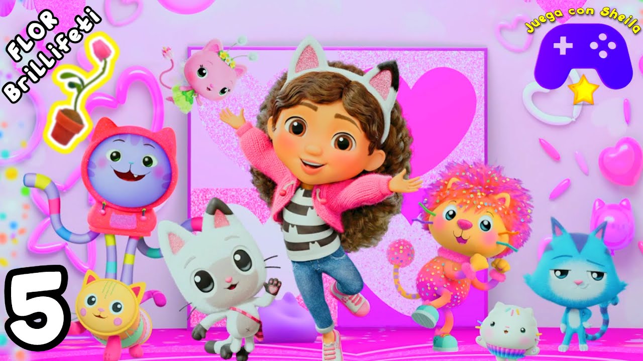 🌈 Buscando La FLOR de BRILLIFETI 🎮 Videojuego La Casa de las muñecas de GABBY en español