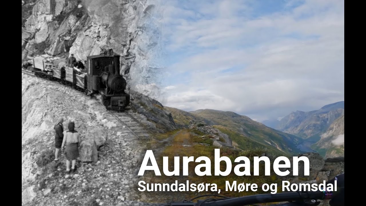 Aurabanen - Full run  - Abandoned railway in the mountainside
