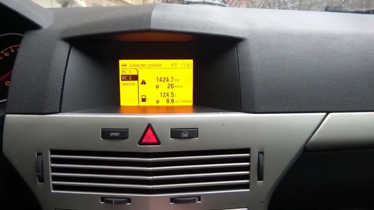 Wie &ouml;ffne ich den Bordcomputer im Opel Astra H GTC (2004&ndash;2014)? &ndash; Navigation und Bedienung erkl&auml;rt