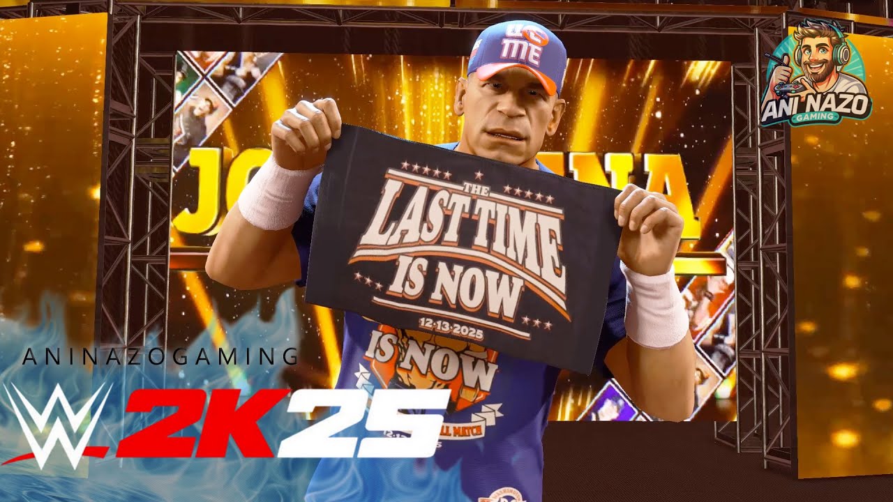 Джон Сина - Модификация графики и костюмов для финального матча - SNME'25 | WWE 2K25 #wwe2k26 #ww...