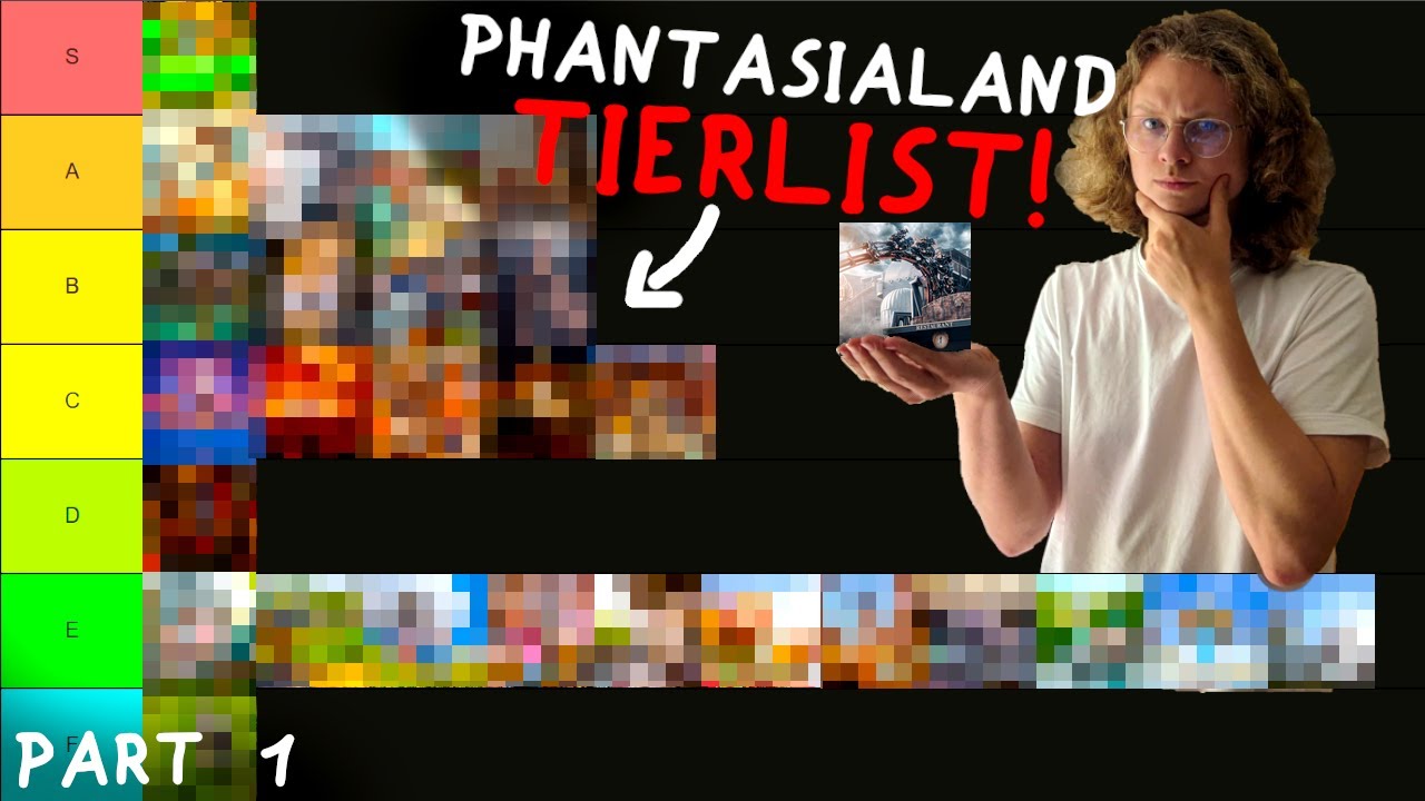 ALLE ATTRAKTIONEN IM PHANTASIALAND GERANKED! || TIERLIST || Part 1
