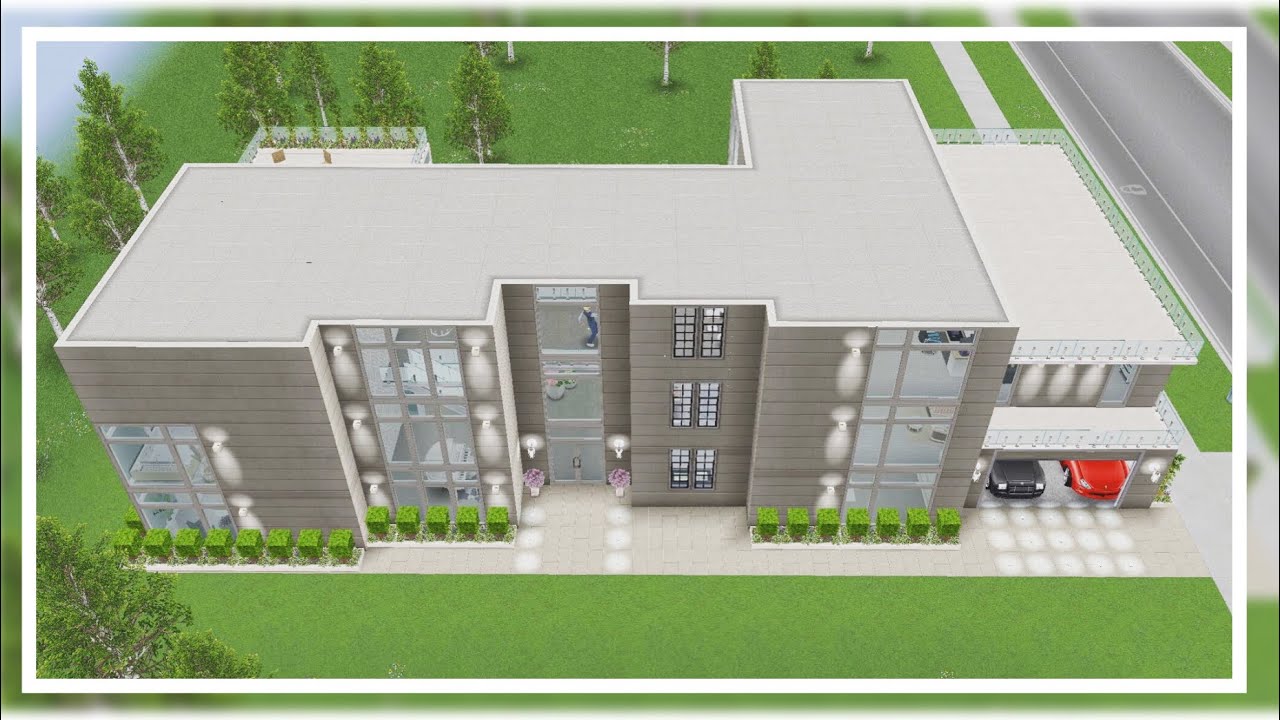 Sims Freeplay House Tour / Big Family Modern Home / Subscriber Request / Live Build 🛠