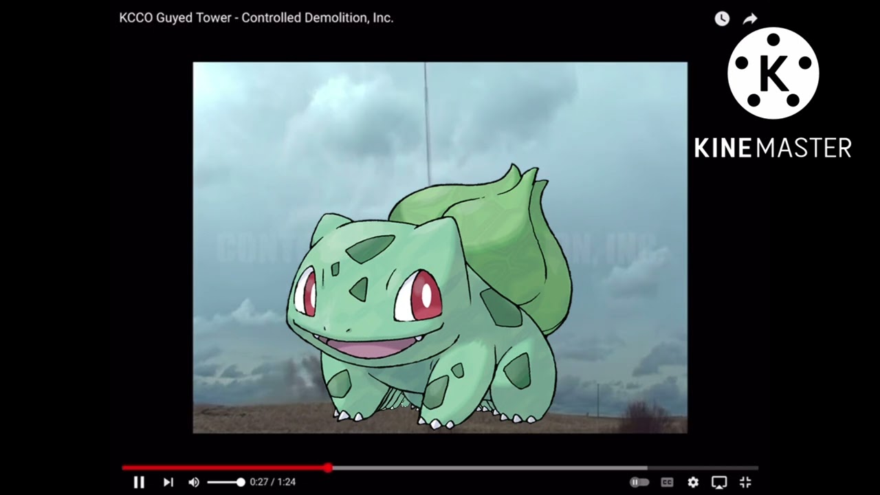 Giant Bulbasaur Giant Gen 1 Disaster A KCCO Guyed Tower