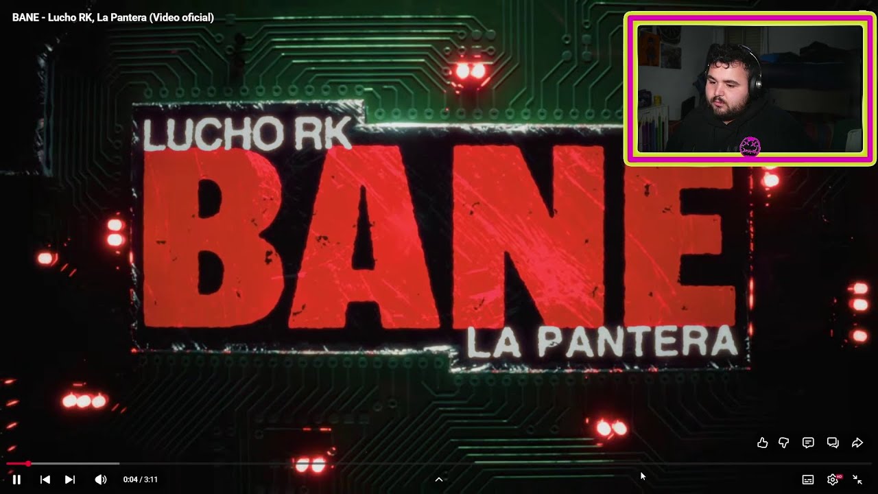 BANE-LUCHO RK Y LA PANTERA// REACCIONAMOS A VIDEOCLIP DE NIL OJEDA