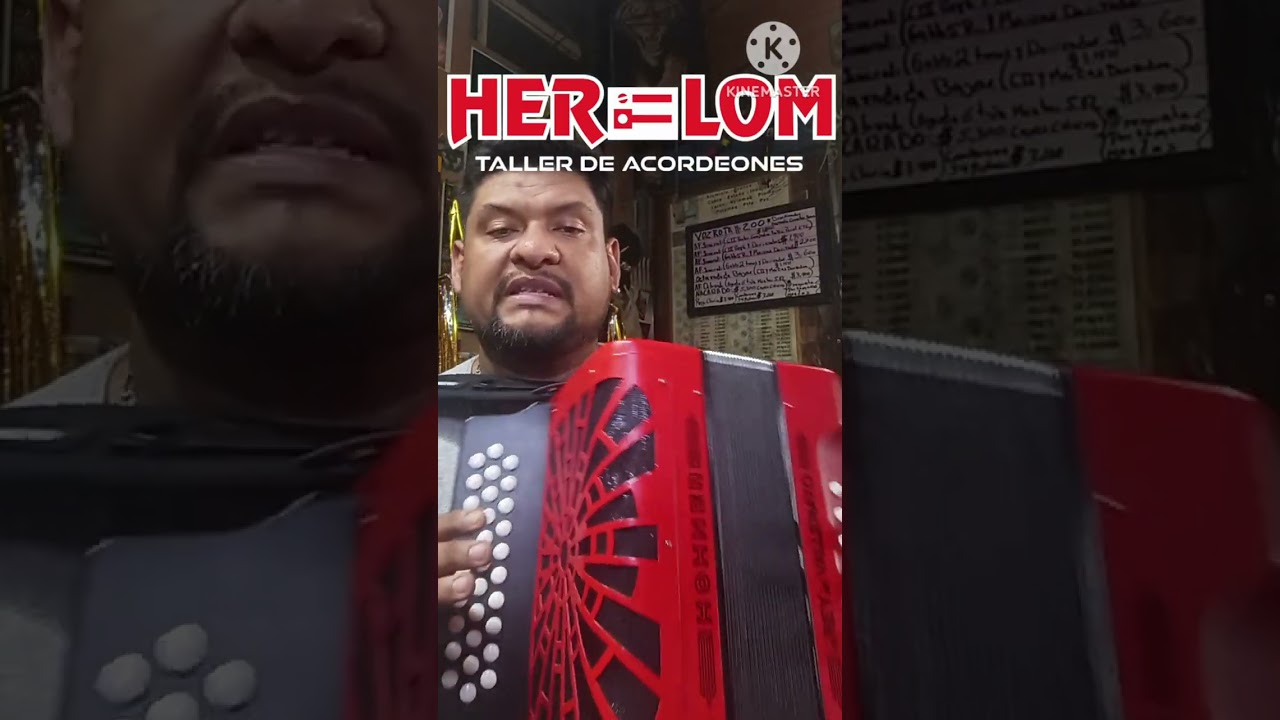 Hohner rey 👑 del vallenato armonizadoAGUDO  en taller HER -LOM 🪗🍀
