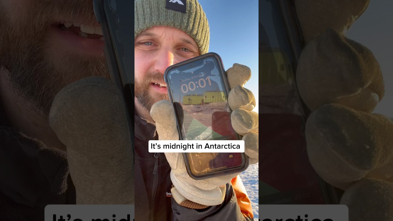 It&rsquo;s midnight in Antarctica and this is the 24 hour sun