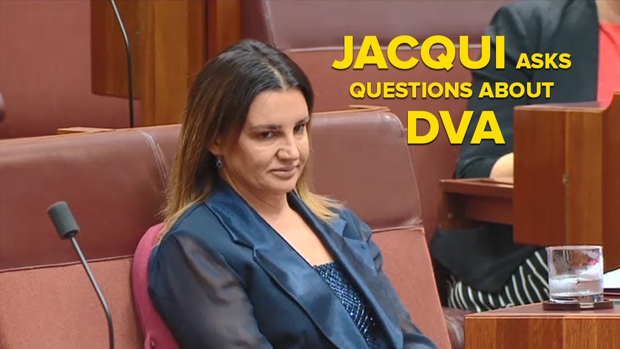 Senator Jacqui Lambie asks about a DVA program in Question Time