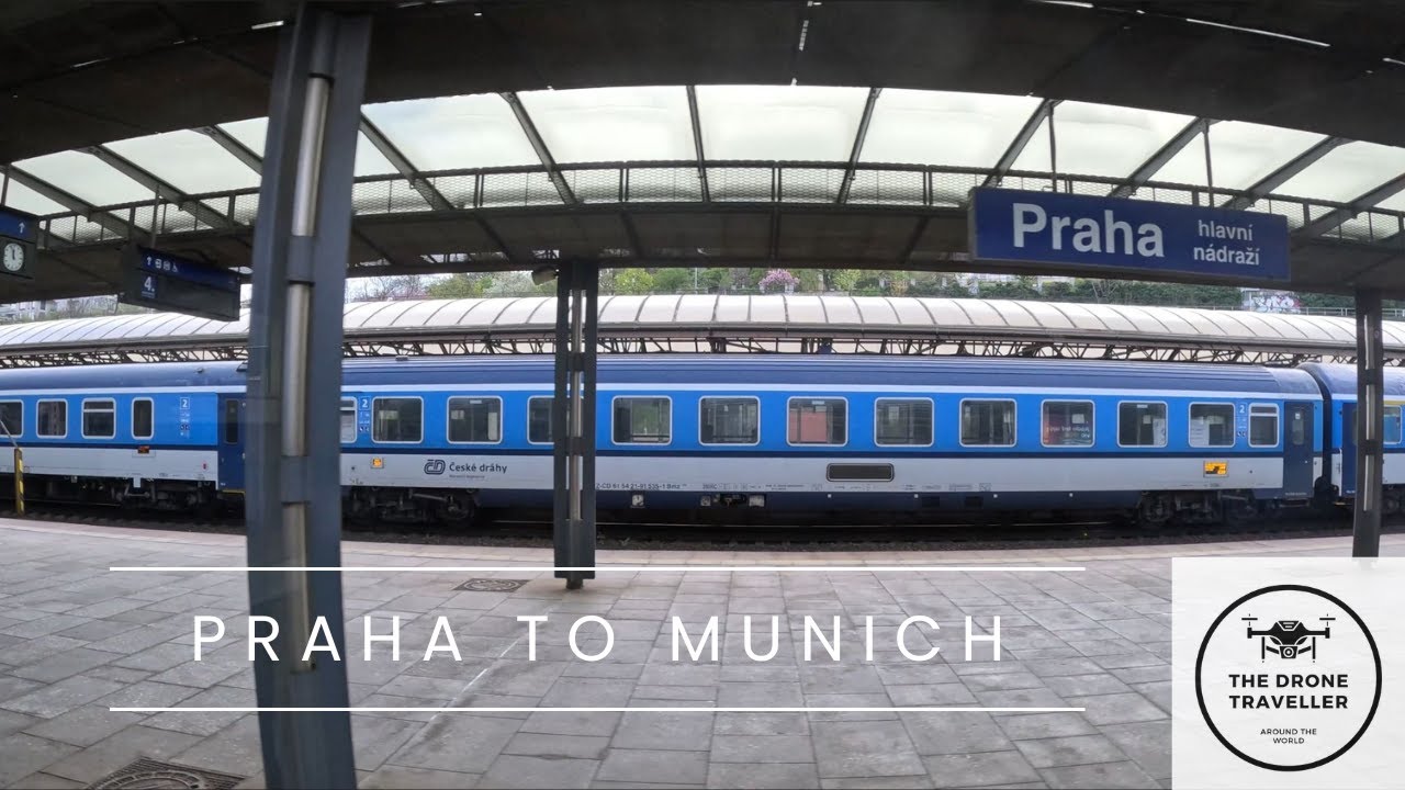 [4K] Captivating Journey: Prague to Munich | A Breathtaking 4-Hour Train Ride