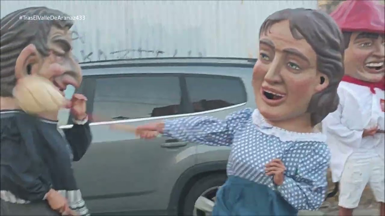 COMPARSA DE GIGANTES 2025 FIESTAS DE CARCASTILLO / ZARRAKAZTELU (POR LA TARDE - NOCHE)