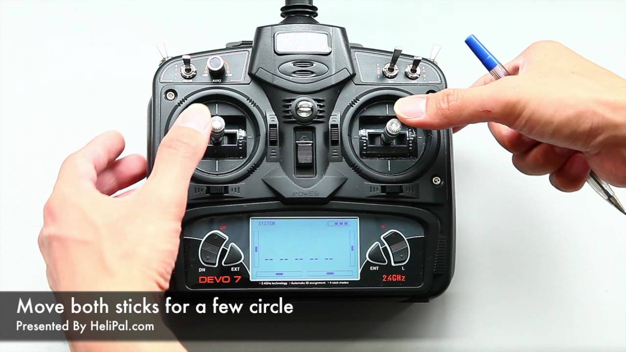 HeliPal.com - Stick Calibration For Walkera Devo 7