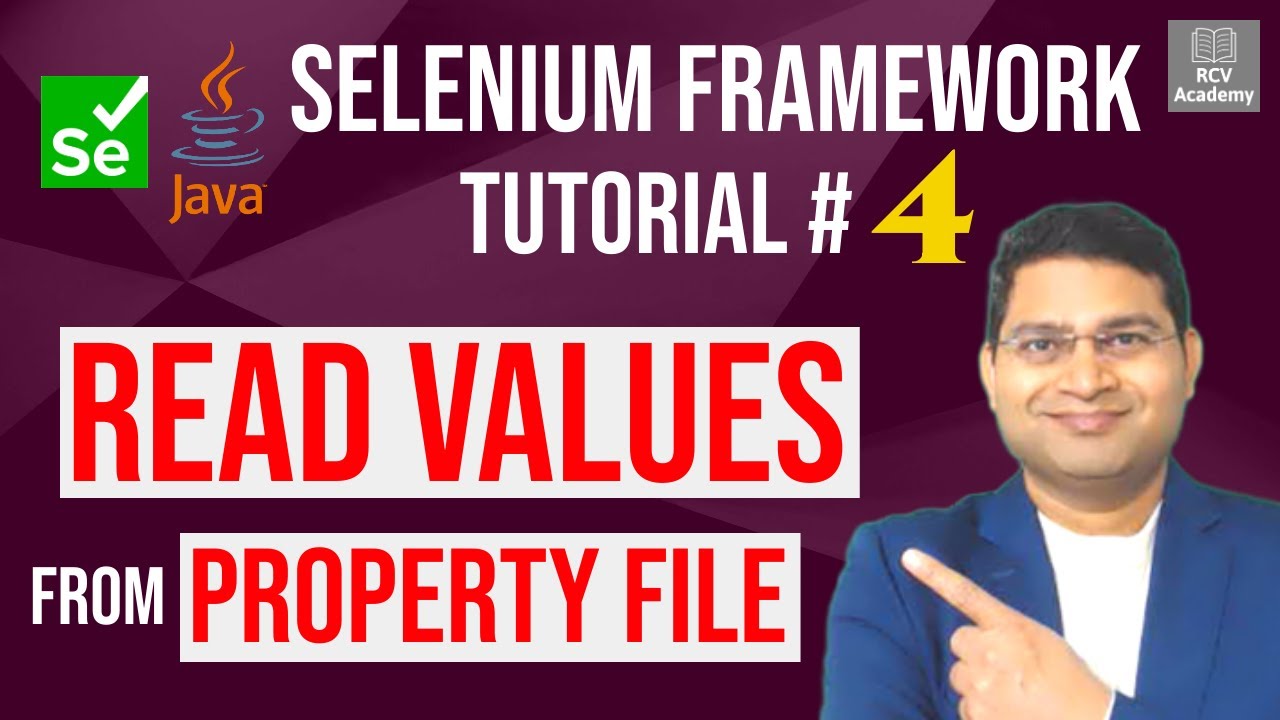 Урок №4 по Selenium Framework — Чтение значений из файла свойств