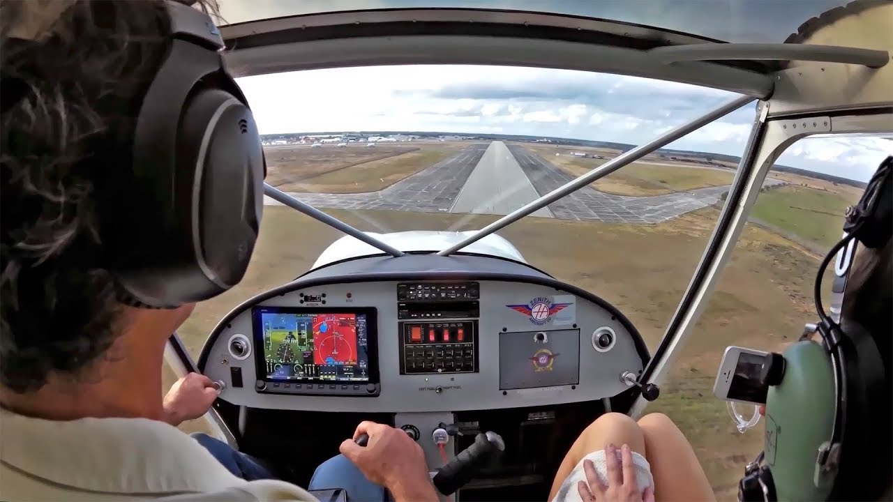 Landing at Sebring for Sport Aviation Expo