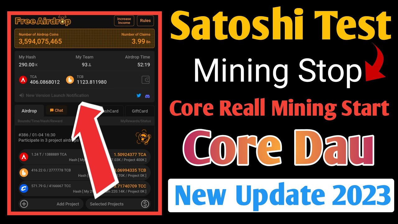 Satoshi Core Coin Real Mining Start | Satoshi Core Dau New Update 2023 | Core Coin Price Prediction