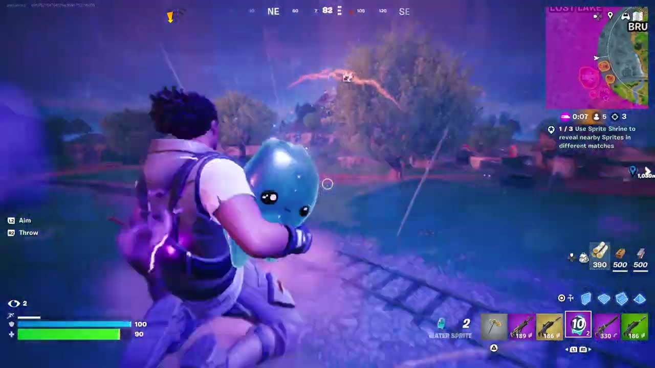 How to Return a Sprite to a Sprite Shrine to receive a Boon - Fortnite Quest