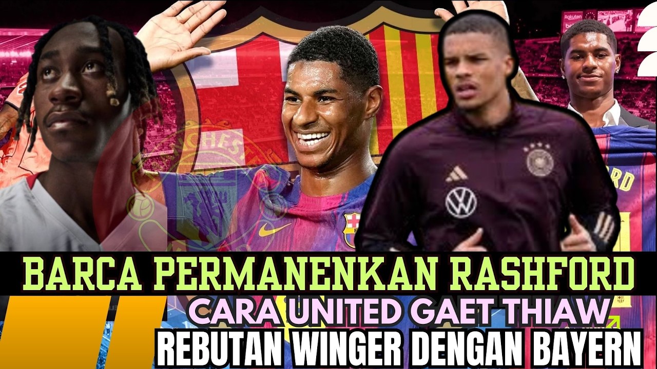 Tanpa 4 Pemain vs Palace🔥Rashy Permanen🔴Lammens Ungguli DDG😱Cara MU Gaet Thiaw😡Rebutan Bayern🤣