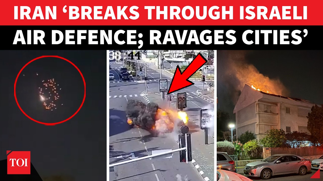 ‘HAVOC IN ISRAEL’: Iran Launches Massive Missile Salvos; Wreckage Near Knesset | Jerusalem ‘Jolted’