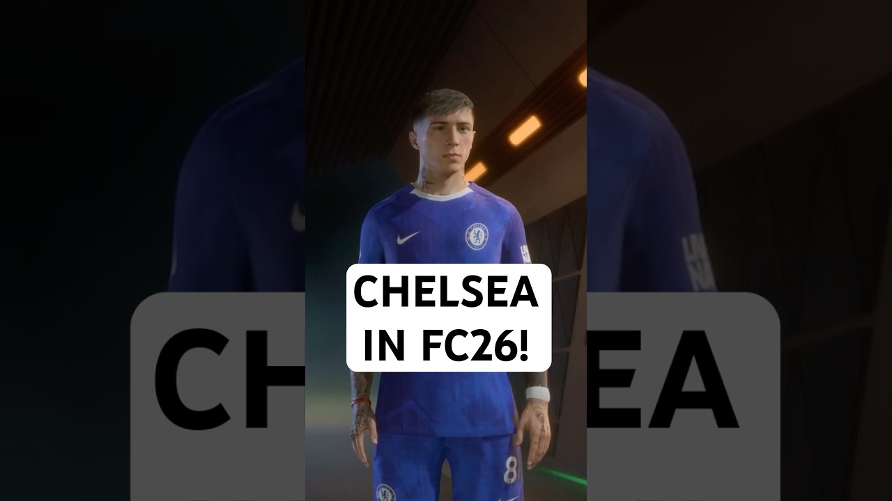 Chelsea FC26 New Kit & Face Scans ! #fc26 #shorts #fifa #chelsea