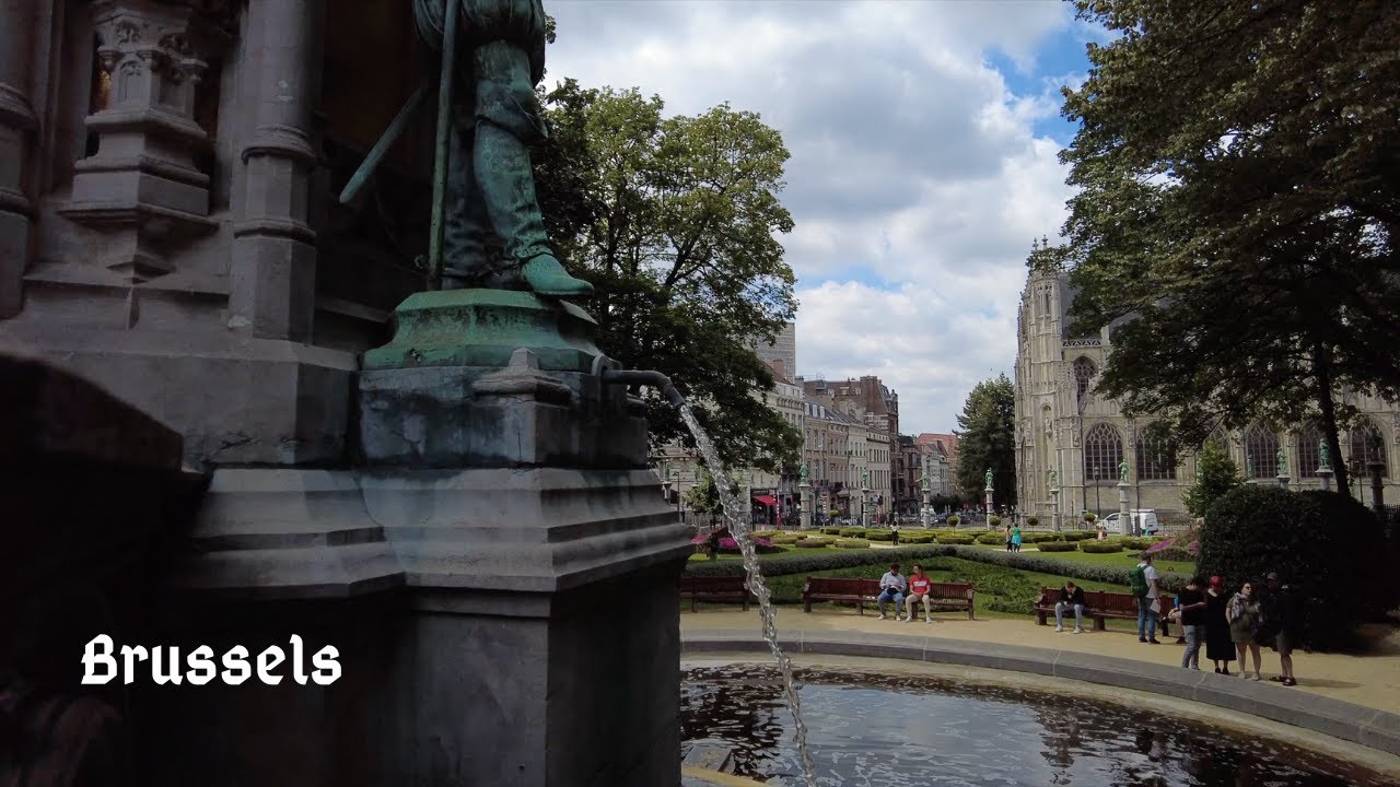 Brussels, Belgium. Europe's most underrated city. 4K street walking city tour.