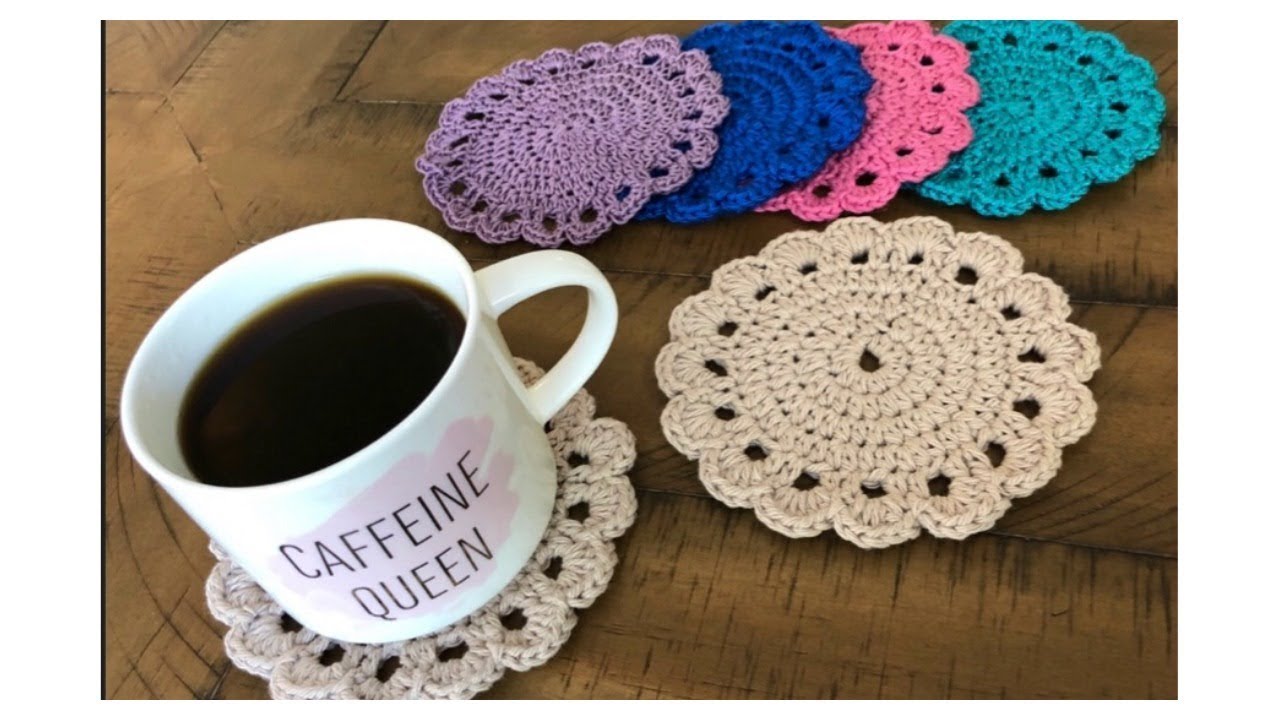Posavasos A Crochet o Ganchillo (Coasters) Paso a Paso