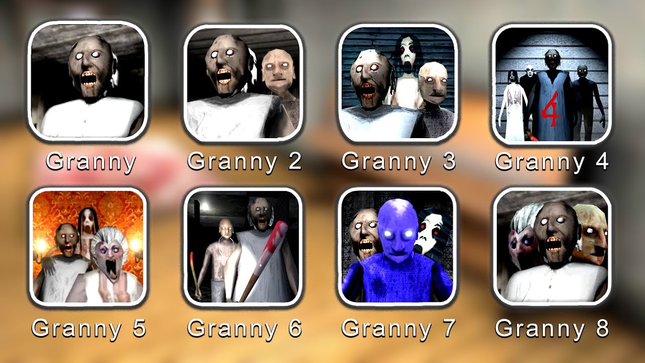 Granny 1 2 3 4 5 6 7 And 8 Full Gameplay - Granny New Mod