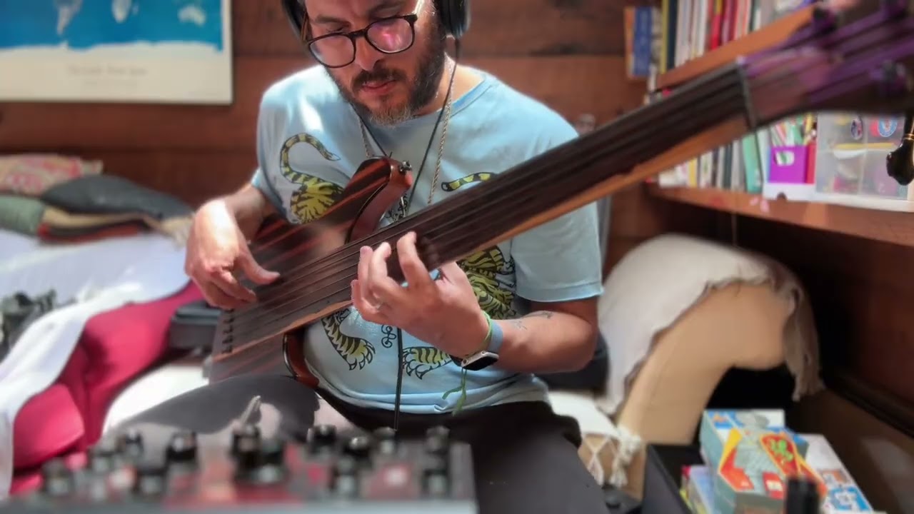 Solo Ambient Bass Improvisation