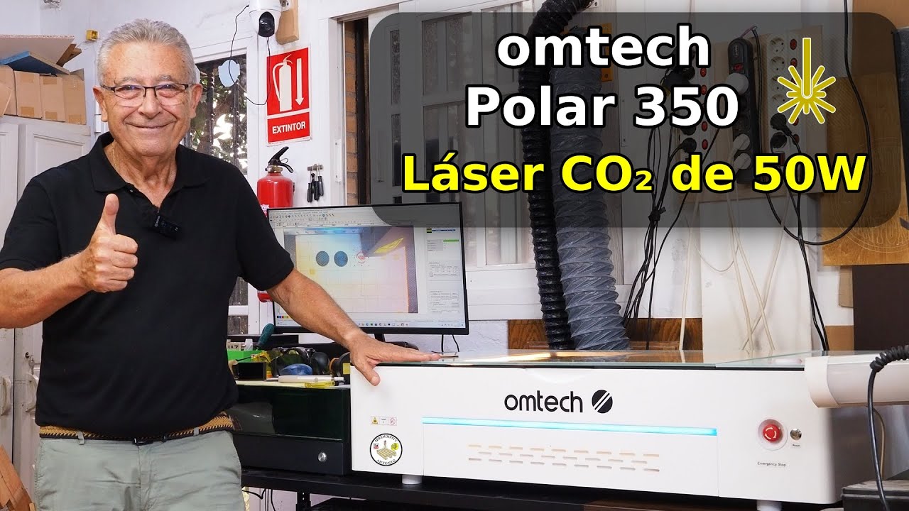 ¿Es la OMTECH Polar 350 de 50W la Mejor Máquina Láser para Corte y Grabado en 2025?