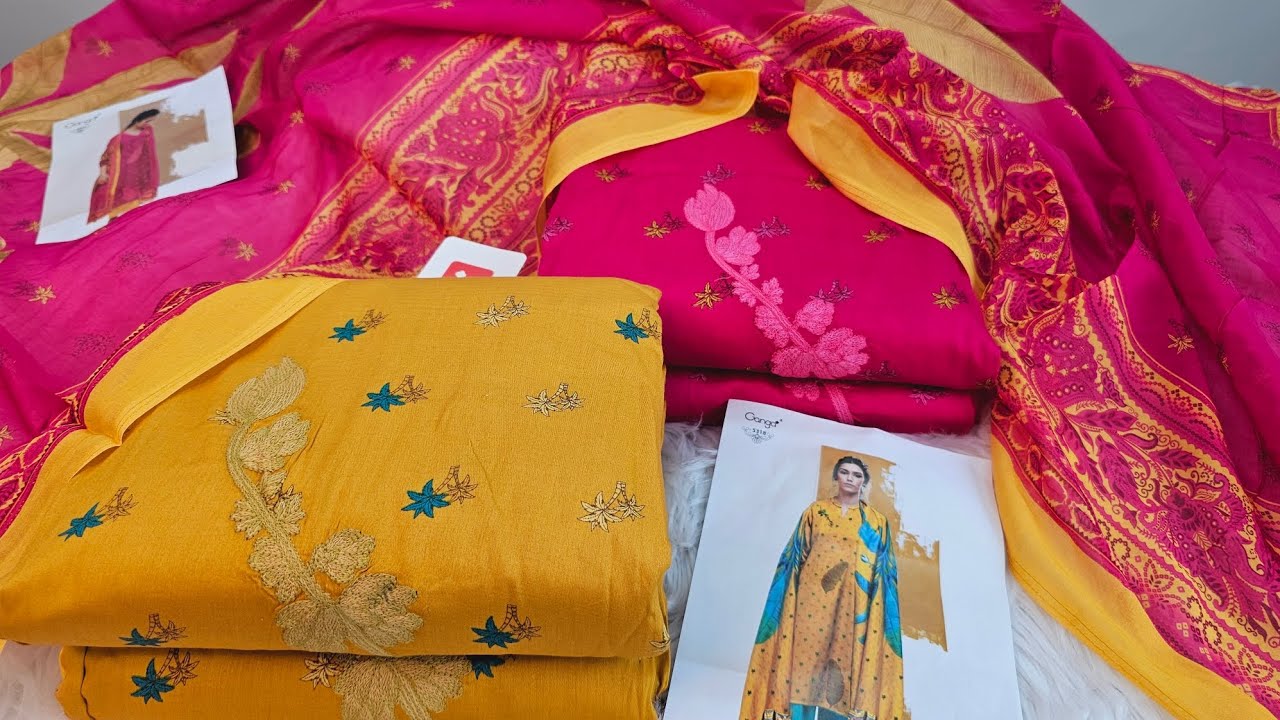 ইন্ডিয়ান নতুন ডিজাইনের GANGA বুটিক থ্রি পিস 🎉 Eid special dress | new ganga three piece 2026